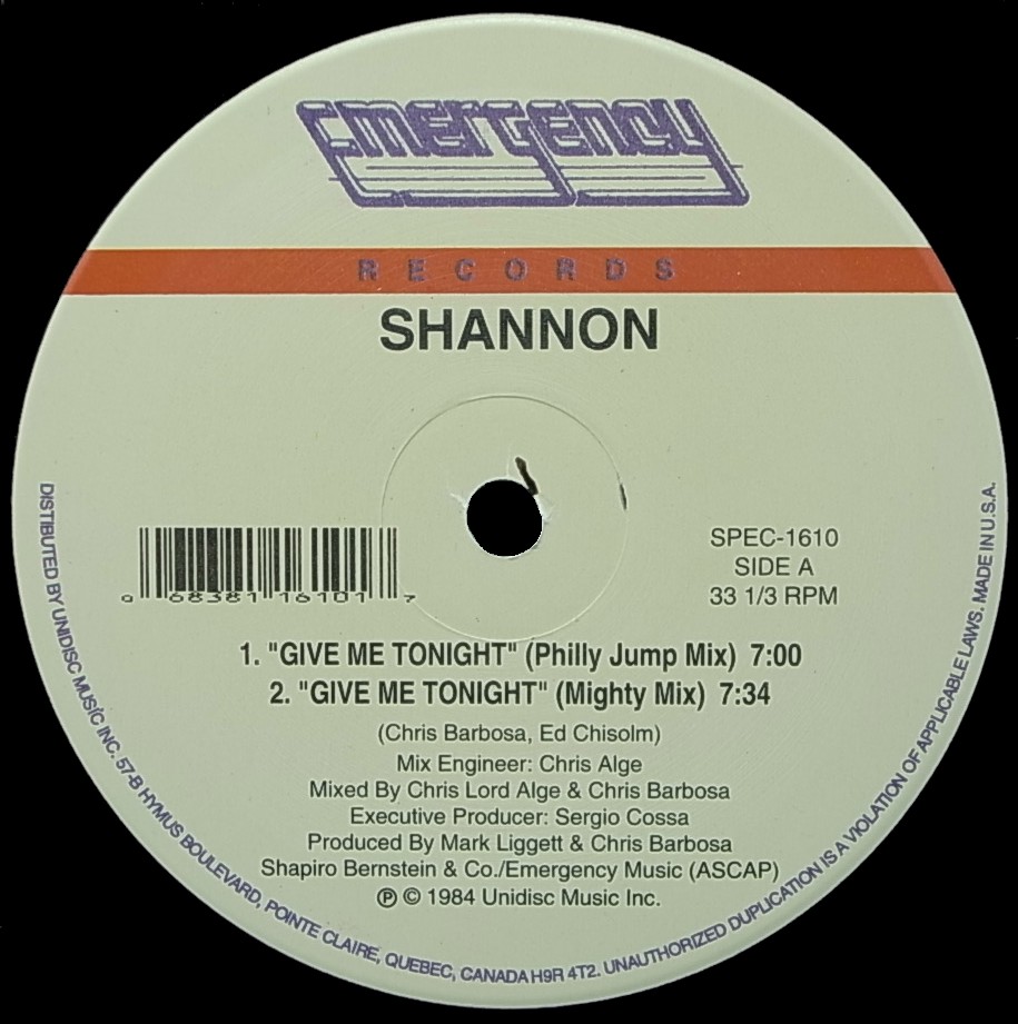 Give Me Tonight Shannon Karaoke
