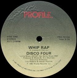 画像1: 【SALE】DISCO FOUR/WHIP RAP