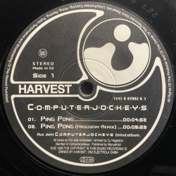 画像1: COMPUTERJOCKEYS/PING PONG