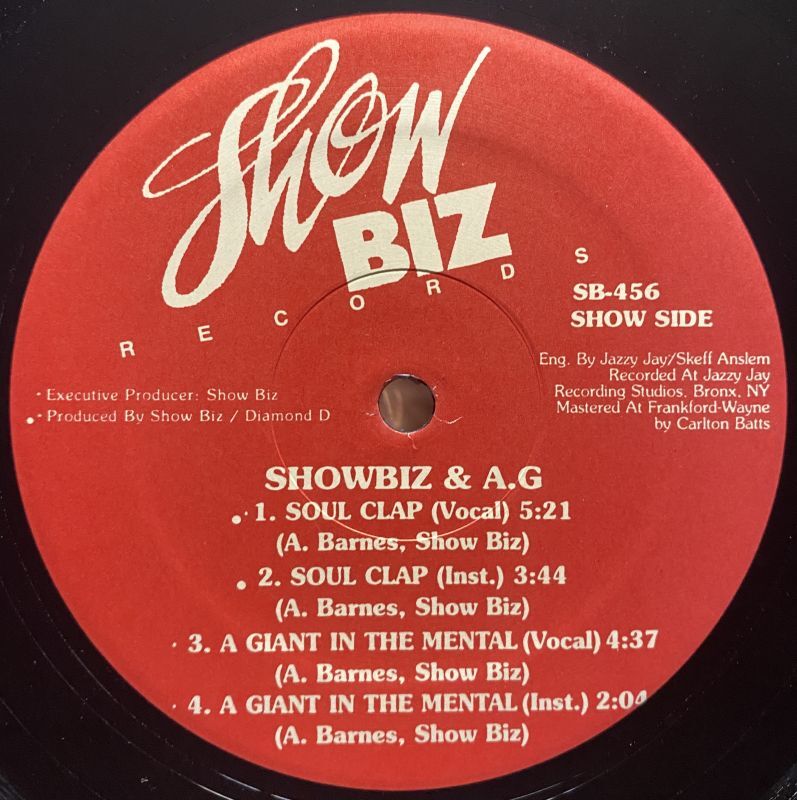 SHOWBIZ & A.G. RUNAWAY SLAVE レコード-