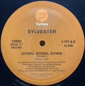 画像1: SYLVESTER/ OVER AND OVER / DOWN DOWN DOWN (1)