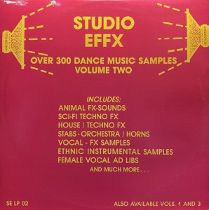 画像1: STUDIO EFFX/OVER 300 DANCE MUSIC SAMPLES VOLUME TWO (1)