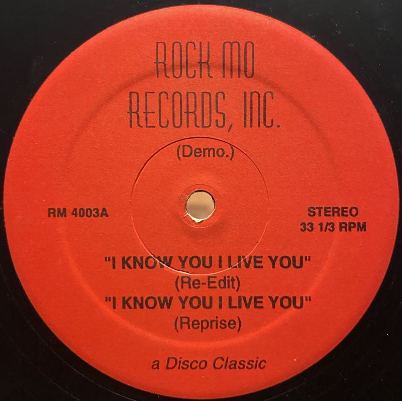 CHAKA KHAN/I KNOW YOU I LIVE YOU RE-EDIT DISCO